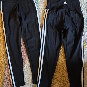 Adidas Womens Believe This 2.0 Aeroready 3 Stripes Workout/Training/Yoga Pants